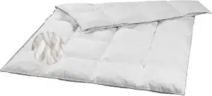 sleepling leichte Sommer Daunendecke Federdecke 135x200 cm, Sommer Bettdecke, Sommerdecke 135 x 200 cm, 20% Daunen 80% Federn, Sommerbettdecke, Downpass, Made in EU, Oeko-Tex, waschbar bis 60 Grad