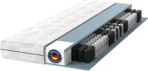 BMM Matratze 120x200 cm Ortho Medic Taschenfederkernmatratze Härtegrad H2/Öko-Te