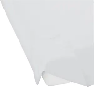 biberna 0002820 Bettlaken/Betttuch Biber 1x 220x270 cm weiß