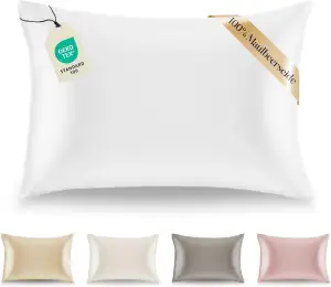 Kissenbezüge Seide - 50x70 cm - Gewicht 19 Momme 100% Reine Maulbeerseide Doppel