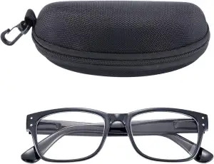 ideoon Bildschirm-Brille Blaulichtfilter +1,0 Dioptrien: Augenschutz für PC, Handy & Gaming, für entspanntes digitales Leben!