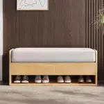 Schuhregal mit Sitzbank, Schrankbank, Flurbank, Bank for Schlafzimmer, Fußende Bank mit Polsterun...