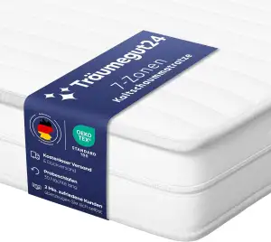Träumegut24 AquaFlex 7-Zonen Matratze 140x200 cm | H2&H3 | Ergonomische Kaltscha