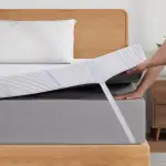 Topper 180x200cm, Hochwertiger Matratzen Topper 180x200cm,7 cm Höhe mit weicher Gel-Memory-Schaum und stützender Komfortschicht- atmungsaktiv & waschbar Matratzenbezug