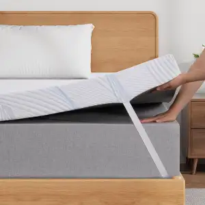 Topper 180x200cm, Hochwertiger Matratzen Topper 180x200cm,7 cm Höhe mit weicher 