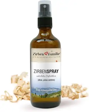 Zirben Familie® ZirbenSpray 100ml | 100% naturbelassenes Raumspray aus Zirbe | R