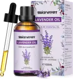 Migcaput Ätherische Öle lavendelöl 100 ml,100% Natürliche ätherische Öle, Ätherisches Aromatherapieöl von Erstklassige Qualität, Duftöle für Diffusor, Luftbefeuchter, Entspannen, Massage, Bad