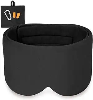 100% Modal Baumwolle Schlafmaske Premium Augenmaske große Schlafmaske Nachtmaske
