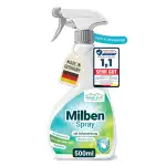 Milbenspray 500ml - Anti Milben Spray gegen Hausstaubmilben, Milbenspray für Matratzen als effekt...