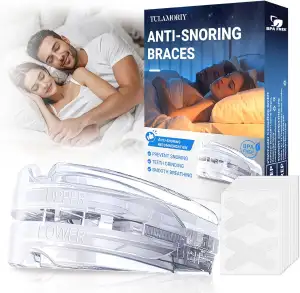 Anti Schnarch Schnarchschiene mit 10 stück Mundpflaster, Anti Schnarch Schnarchs