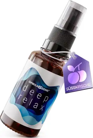 omega3zone Deep Relax Melatonin Einschlafspray - Premium Melatonin Spray als Ein