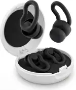 Ohrstöpsel zum Schlafen für Seitenschläfer, weiche Silikon-Ohrstöpsel gegen Schnarchen, 6 Größen S/M/L für optimale Passform (Einzel & Doppel), 2 Paar Ohrflügel, wiederverwendbar, Geräuschreduzierung