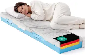 BeCo 2 Dreams Kaltschaummatratze 80 x 200 cm - Wendematratze H2/H3 - atmungsakti