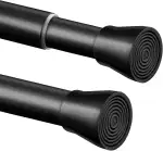 1 Stück Duschstange ohne Bohren Edelstahl kleiderstange ohne bohren Einstellbar Duschvorhangstange,Teleskopstange für Schrank,Badezimmer,Balkon,Duschvorhang (69-90cm，Schwarz）