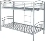 BB Sport Etagenbett Stockbett Hochbett 190 x 90 cm Metall - teilbar in Zwei Einzelbetten