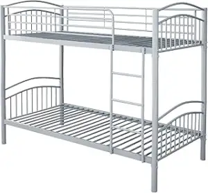 BB Sport Etagenbett Stockbett Hochbett 190 x 90 cm Metall - teilbar in Zwei Einzelbetten