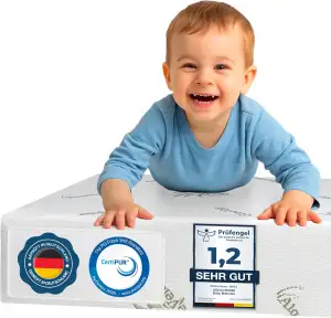 DOLCI SOGNI Matratze 60x120 cm – 10 cm Dicke, CertiPUR™ – Babybett Matratze 60x1
