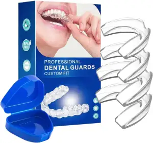 Knirscherschiene für Nacht, Zahnschiene Mundschutz Set, Aufbissschiene für Nacht