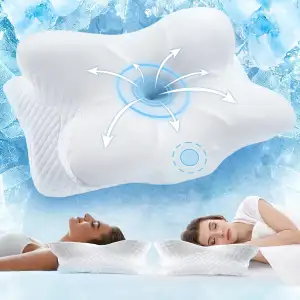 Nackenkissen Kopfkissen, Memory Foam Orthopädisches Kissen Oeko-TEX® Zertifizier