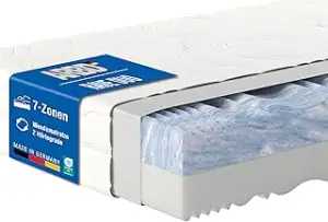 Rave Duo Matratze 90x200 cm – 22cm Kaltschaum Wendematratze mit 2 Härtegraden H3