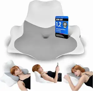 Orthopädisches Kopfkissen aus Memory Foam (für Schlaf & Alltag) Ergonomisches Ki