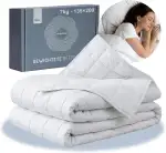 Degrees of Comfort Gewichtsdecke 135x200cm 7kg, Anti Stress Therapiedecke aus 100% Baumwolle, Schwere Decke Beschwerte Decke für Erwachsene Kann den Schlaf verbessern und Stress abbauen