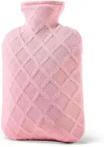 FORICOM Wärmflasche (Rosa, 2L)