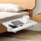 Nachttisch zum Einhängen Weiß, Bettablage 32×23,3×5,3 cm aus ABS, Nachttisch Regal für Bett & Hoc...