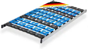 CubeSleep 7-Zonen Lattenrost Cloud NV Tellerrahmen 90x200cm | starr | Made In Germany | GS Zertifiziert – geprüfte Sicherheit