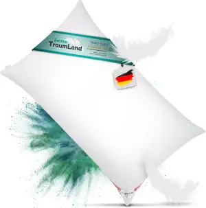 Bach's Betten Welt Canada Daunenkissen Canada Daunenfüllung ohne Federchen 40x80
