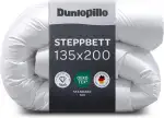 Dunlopillo Bettdecke 135x200 - Premium Ganzjahresdecke | Oeko-Tex Zertifiziert Decke für Allergiker | Winter Steppdecke, Decken, Duvet, Winterdecke, Bettdecken 135 x 200 cm