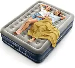 iDOO Luftbett 2 Personen, Luftmatratze Selbstaufblasend Gästebett mit Elektrischer Luftpumpe, Auf...