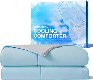 Kühldecke 240×220 cm, Sommerdecke für heiße Schläfer, sicher für Babys, Ganzjahr