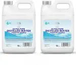Destilliertes Wasser, 100 % rein, ideal für CPaps, Bügeleisen, Luftbefeuchter, Reinigung, Motoren und vieles mehr, hergestellt in Großbritannien, 10 l