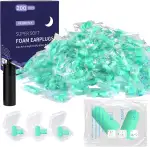 200 Paare Ohrenstöpsel, Ohrstöpsel Zum Schlafen weiches wegwerfbares Geräuschdämpfende Gehörschutzstöpsel, 38 dB SNR fürs Schlafen, Automobilindustrie, Bauindustrie, Bergbau