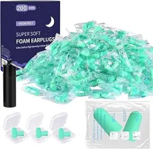 200 Paare Ohrenstöpsel, Ohrstöpsel Zum Schlafen weiches wegwerfbares Geräuschdäm