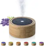 Medisana AD 625 Aroma Diffuser, Duftöl Diffusor für ätherische Öle, Duftlampe mit Wellness-Licht in 6 Farben, Luftbefeuchter für Wohnzimmer, Schlafzimmer, Büro, Raumbefeuchter 100 ml