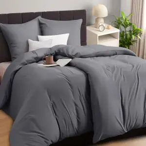 Utopia Bedding Bettwäsche 135x200 4teilig - Mikrofaser 2 Bettbezug 135x200 cm + 2 Kissenbezüge 80...