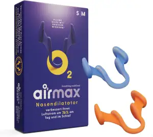Air Max Nasenspreizer Testpaket | Nasenöffner - 76% mehr Luft für bessere Nasena