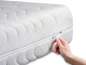 BONEX Komfort Matratzenbezug 140×200 cm – Aloe Vera, Doppeltuch, Allergiker geeignet, hautfreundlich und atmungsaktiv, waschbar bis 60 °C, 16-18 cm Höhe, Premium Matratzenhülle