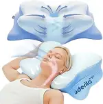 Derila Ergo Nackenkissen Kopfkissen, Memory Foam Kissen. Nackenstützkissen. Pillow Kissen für Sei...