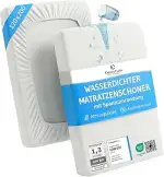 Matratzenschoner 120x200 wasserdicht, atmungsaktiver und hypoallergener Bettbezug, Antibakteriell...