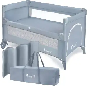 Kids Close to Mommy Baby Reisebett 2-in-1 – Beistellbett & faltbares Kinderreise