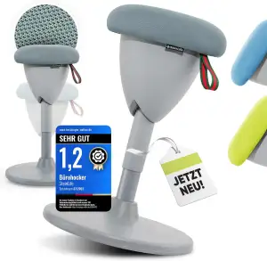 Bürohocker Ergonomisch [TESTSIEGER] Sitzhocker Höhenverstellbar [48-68cm] Ergonomischer Hocker fü...