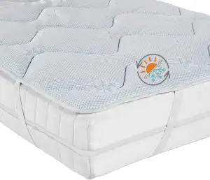 sleepling Matratzenauflage Cool 90 x 200 cm, kühlender Matratzenschoner, Auflage