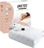 Imetec Scaldasonno Adapto, Maxi-Spann-Wärmeunterbett für Einzelbett, 195x90 cm, geringer Stromverbrauch, schnelle Erwärmung, indiv. Temperatur, hypoallergenes gestepptes Gewebe, Steuerung mit 6 Temp.