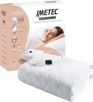 Imetec Scaldasonno Adapto, Maxi-Spann-Wärmeunterbett für Einzelbett, 195x90 cm, 