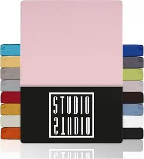 STUDIO Basic Spannbettlaken 100x200cm – Jersey-Spannbetttuch aus 100 % gekämmter