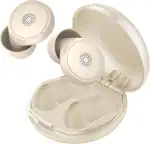 Ohrstöpsel zum Schlafen -45dB, Weiche und Wiederverwendbare Silikon-Ohrstöpsel mit 8 Ohrenkappe und Tragetasche, Schlafen, Konzert, Arbeiten, Studieren, Reisen (Weiß)