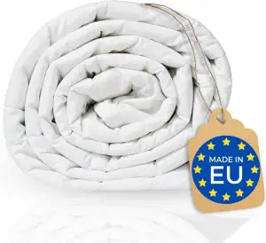 Gewichtsdecke 135x200 cm 3kg - Waschbar - EU-Hergestellt - Therapiedecke aus Bau